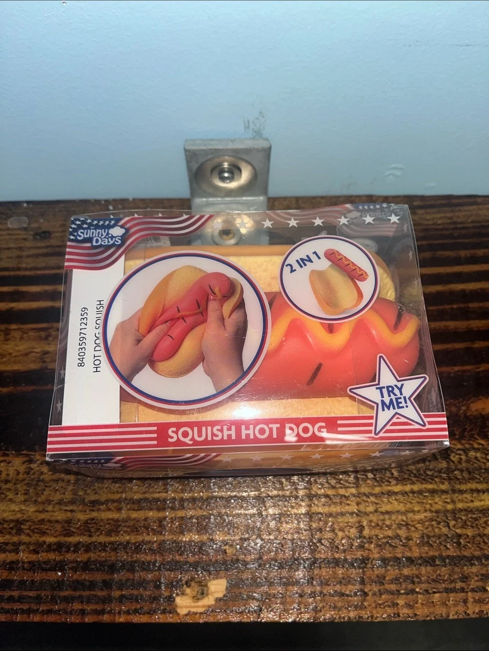 Squishy HotDog Toy - Yellow and Red